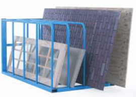 Photograph 2:An example of storing panels of varying sizes