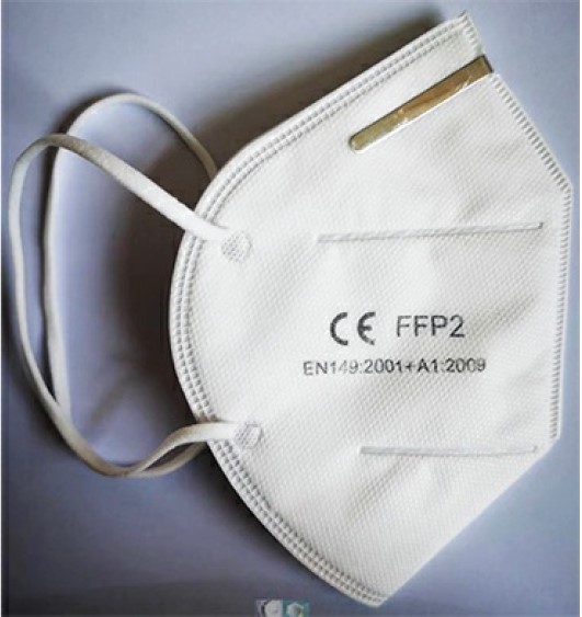 Photograph 4: Fake disposable respirator - No evidence of testing certification