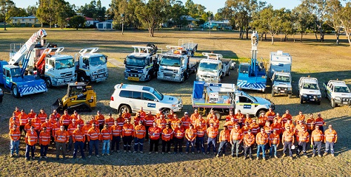 Decmil Queensland Gas Company team.