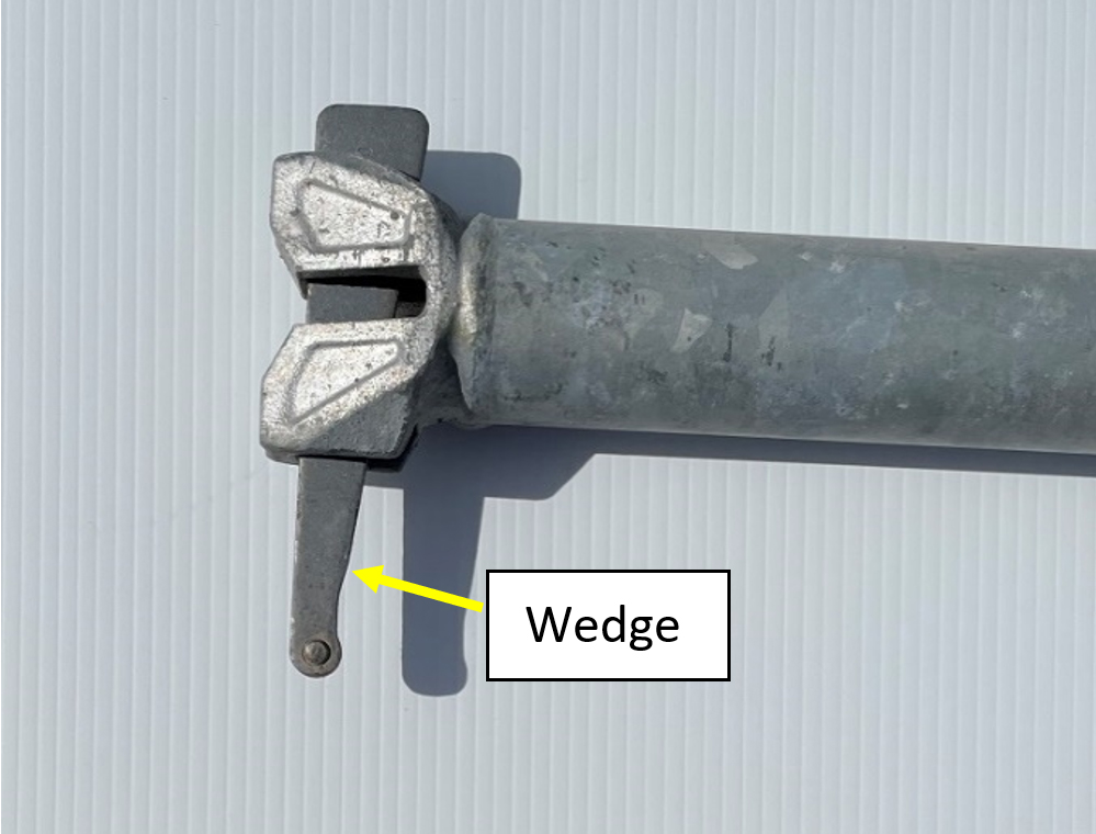 Figure 4 – Ring lock ledger end view