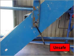 Modular stair systems - unsafe