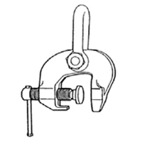 Diagram 1 - Plate clamp screw bolt